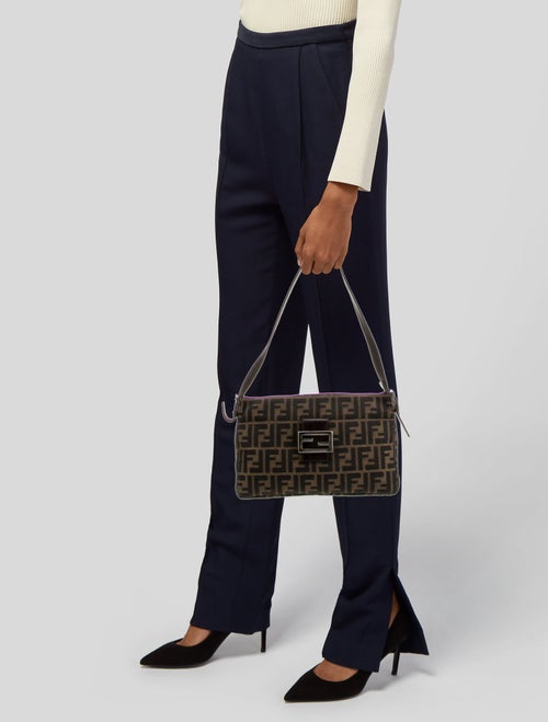 Fendi Canvas Shoulder Bag