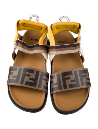 Fendi Kids' Pattern Print Sandals