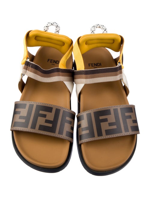 Fendi Kids' Pattern Print Sandals