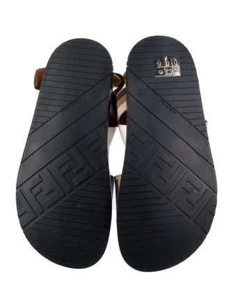 Fendi Kids' Pattern Print Sandals