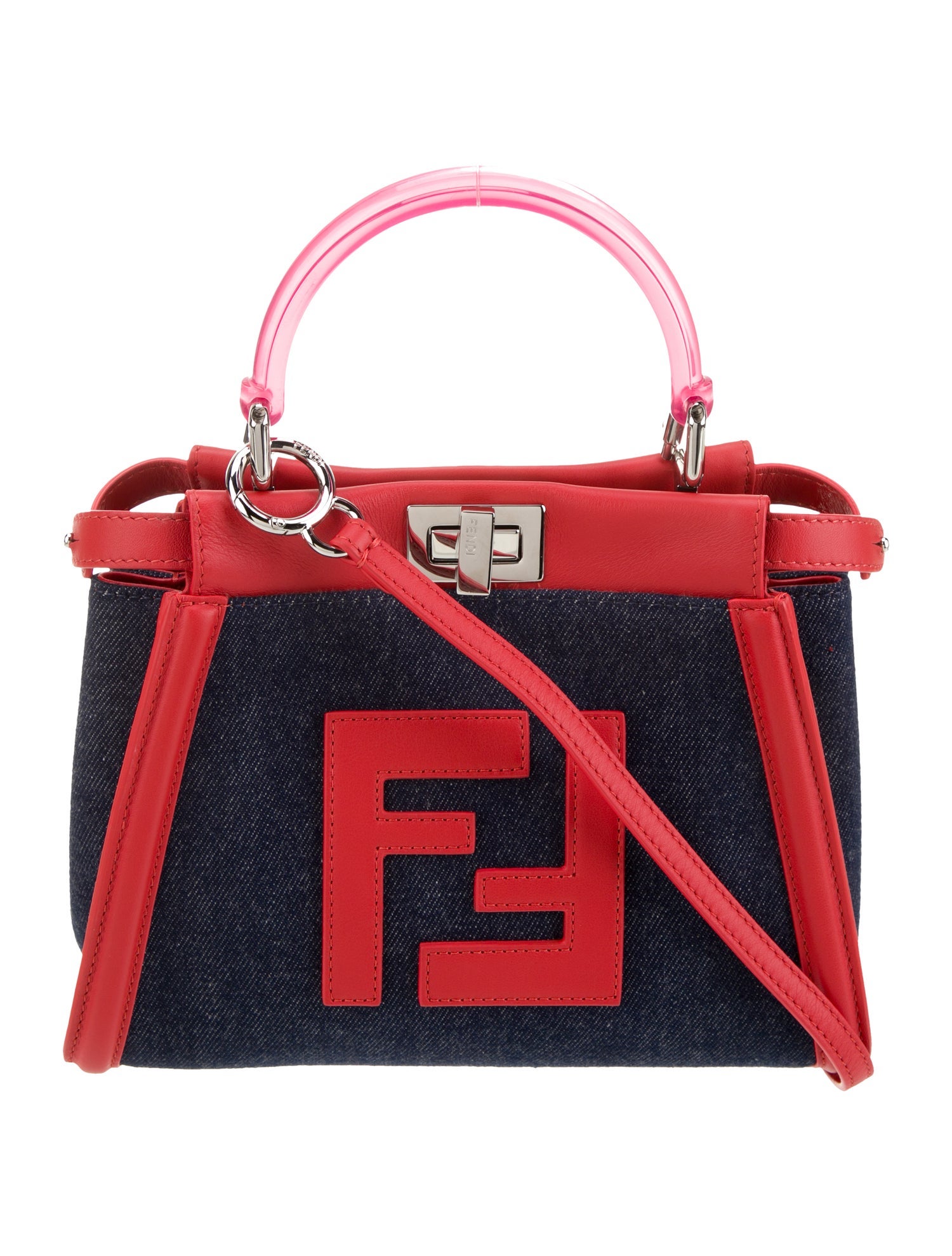 Fendi Denim Peekaboo Mini