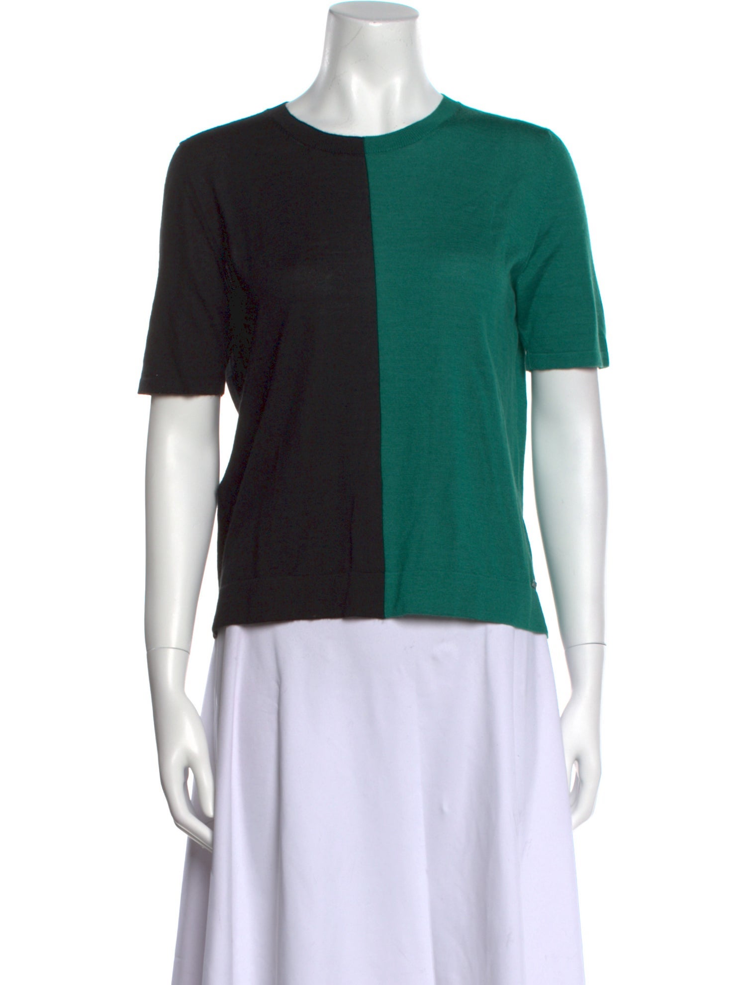 Fendi Cashmere Crew Neck T-Shirt