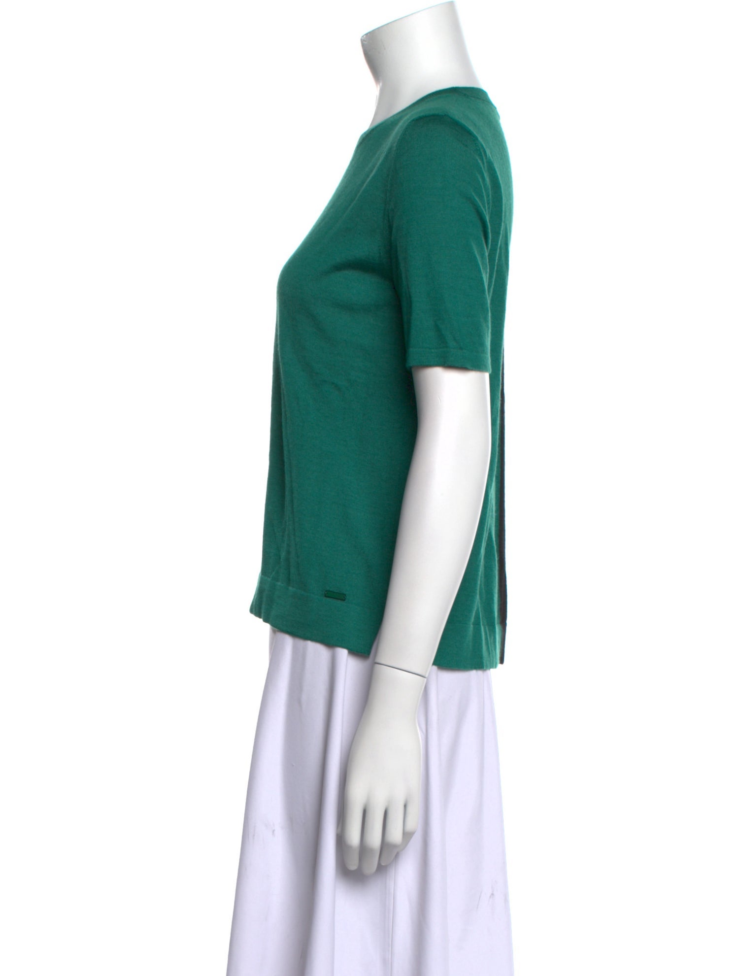 Fendi Cashmere Crew Neck T-Shirt