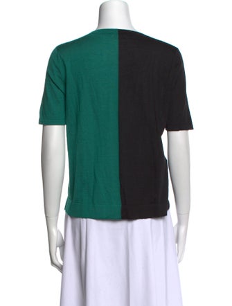 Fendi Cashmere Crew Neck T-Shirt