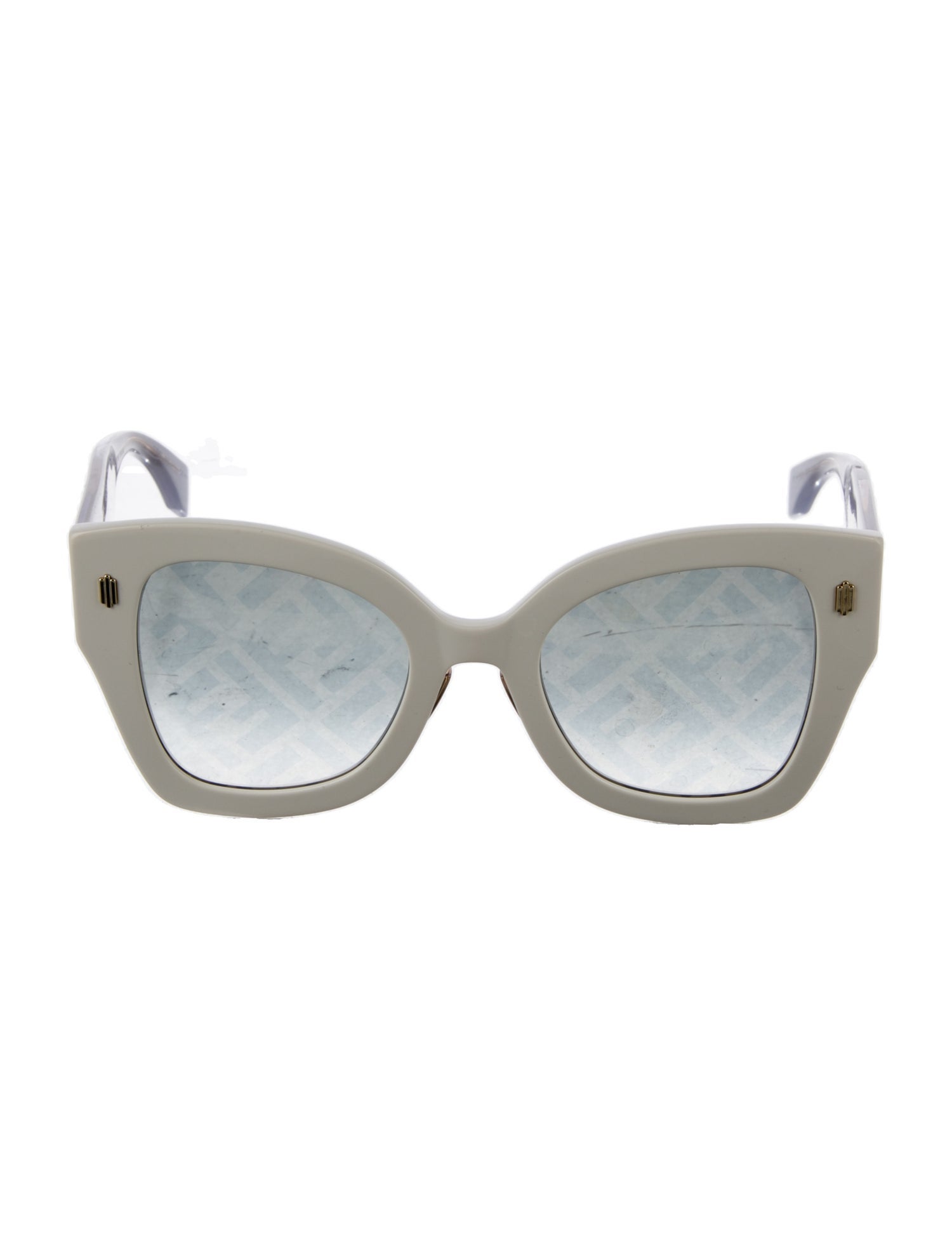 Fendi Zucca FF Logo Oversize Sunglasses