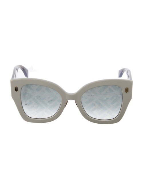 Fendi Zucca FF Logo Oversize Sunglasses