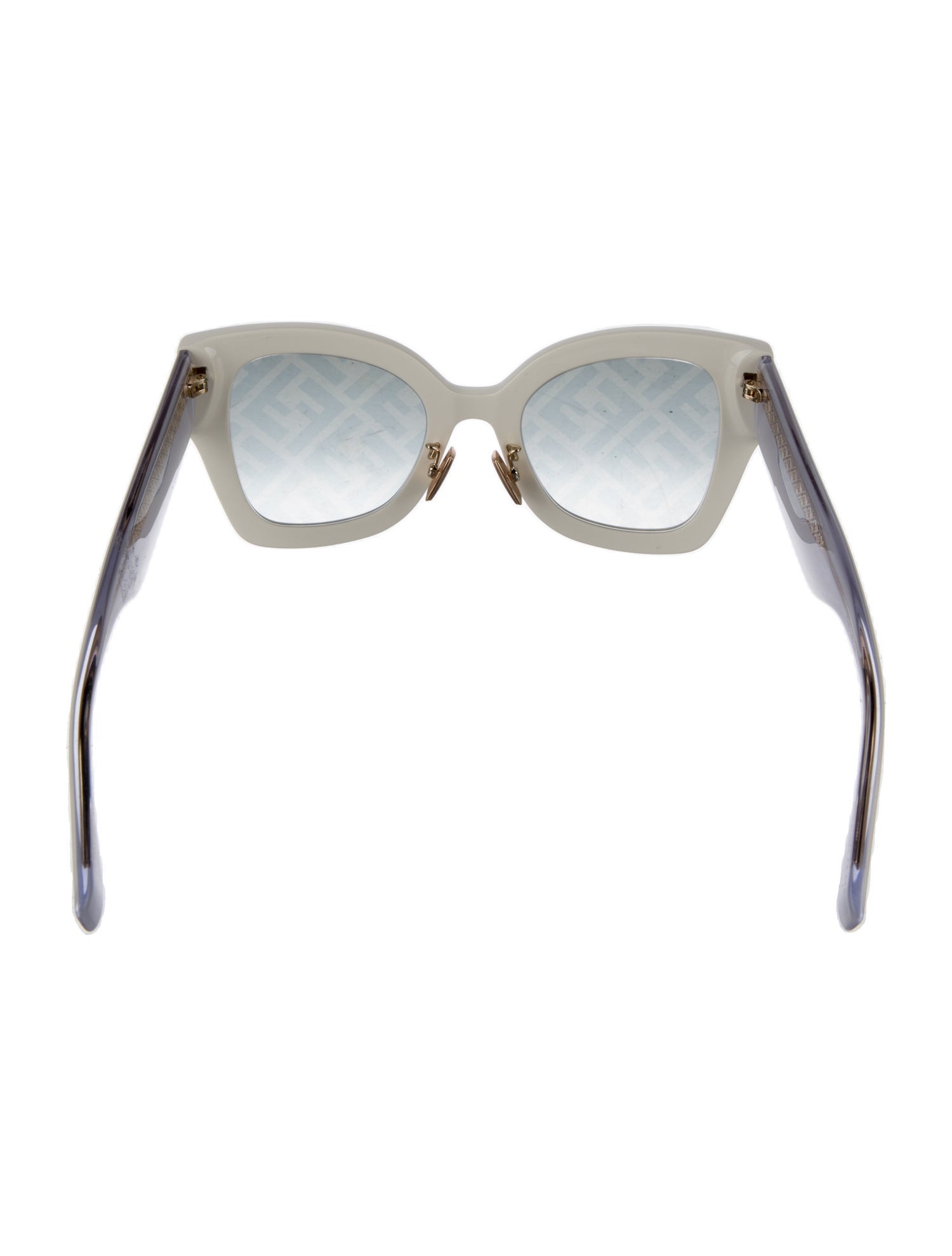Fendi Zucca FF Logo Oversize Sunglasses
