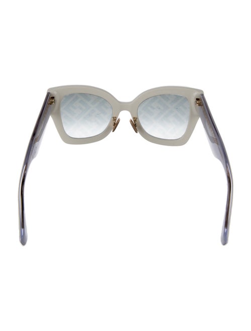 Fendi Zucca FF Logo Oversize Sunglasses