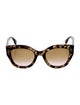 Fendi Zucca FF Logo Cat-Eye Sunglasses