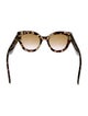 Fendi Zucca FF Logo Cat-Eye Sunglasses