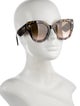Fendi Zucca FF Logo Cat-Eye Sunglasses