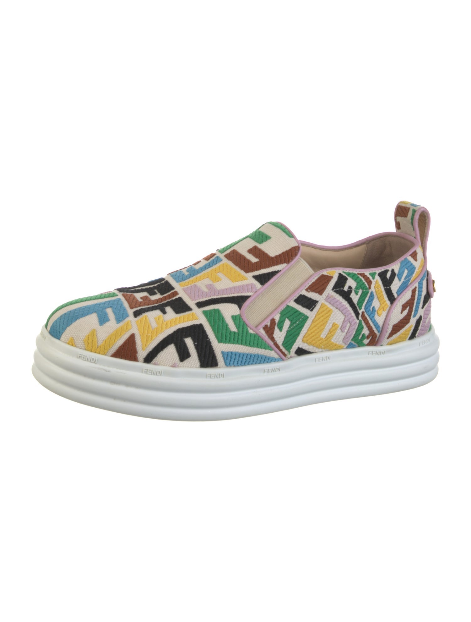 Fendi Zucca FF Logo Printed Sneakers