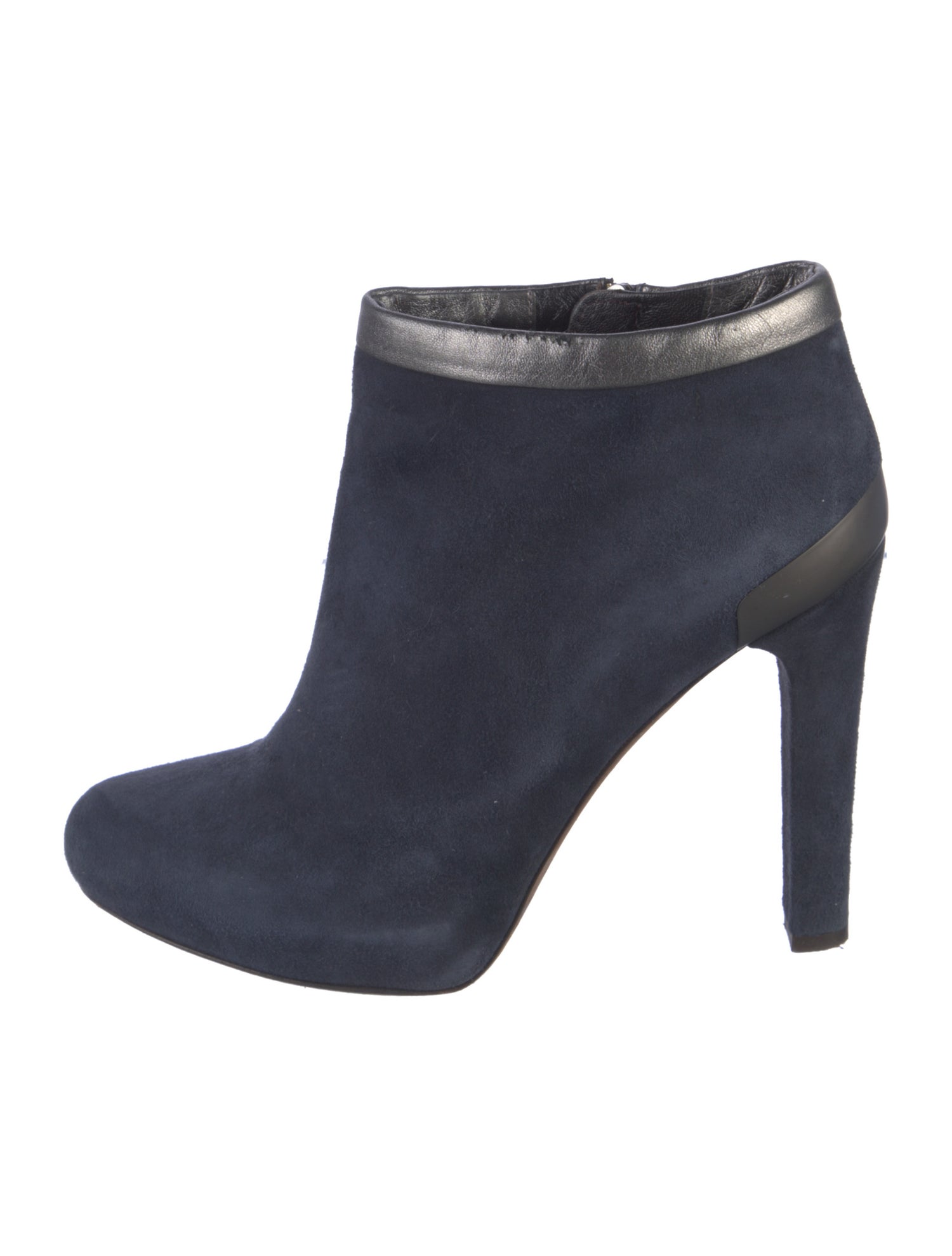 Fendi Suede Colorblock Pattern Boots