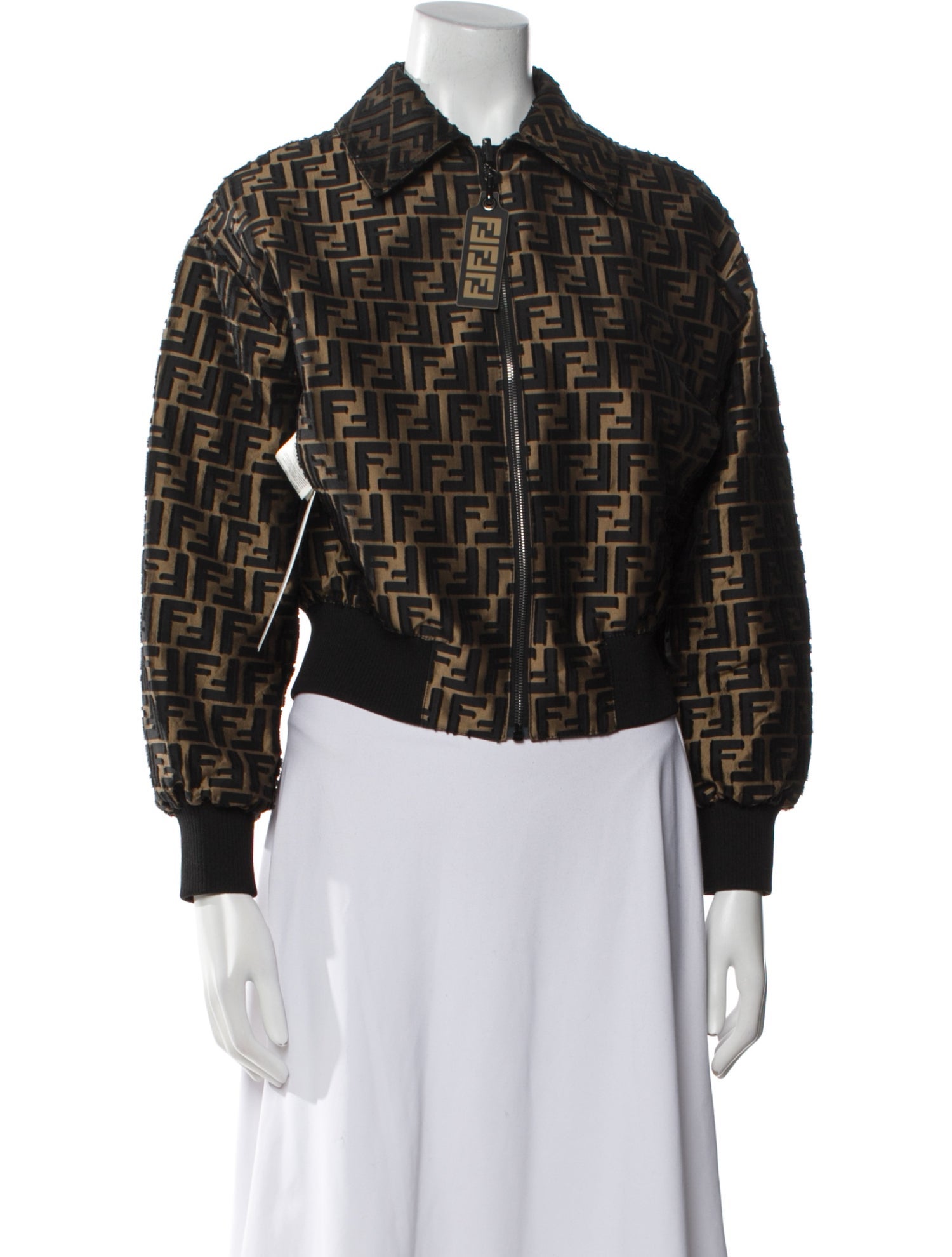 Fendi Printed Denim Jacket