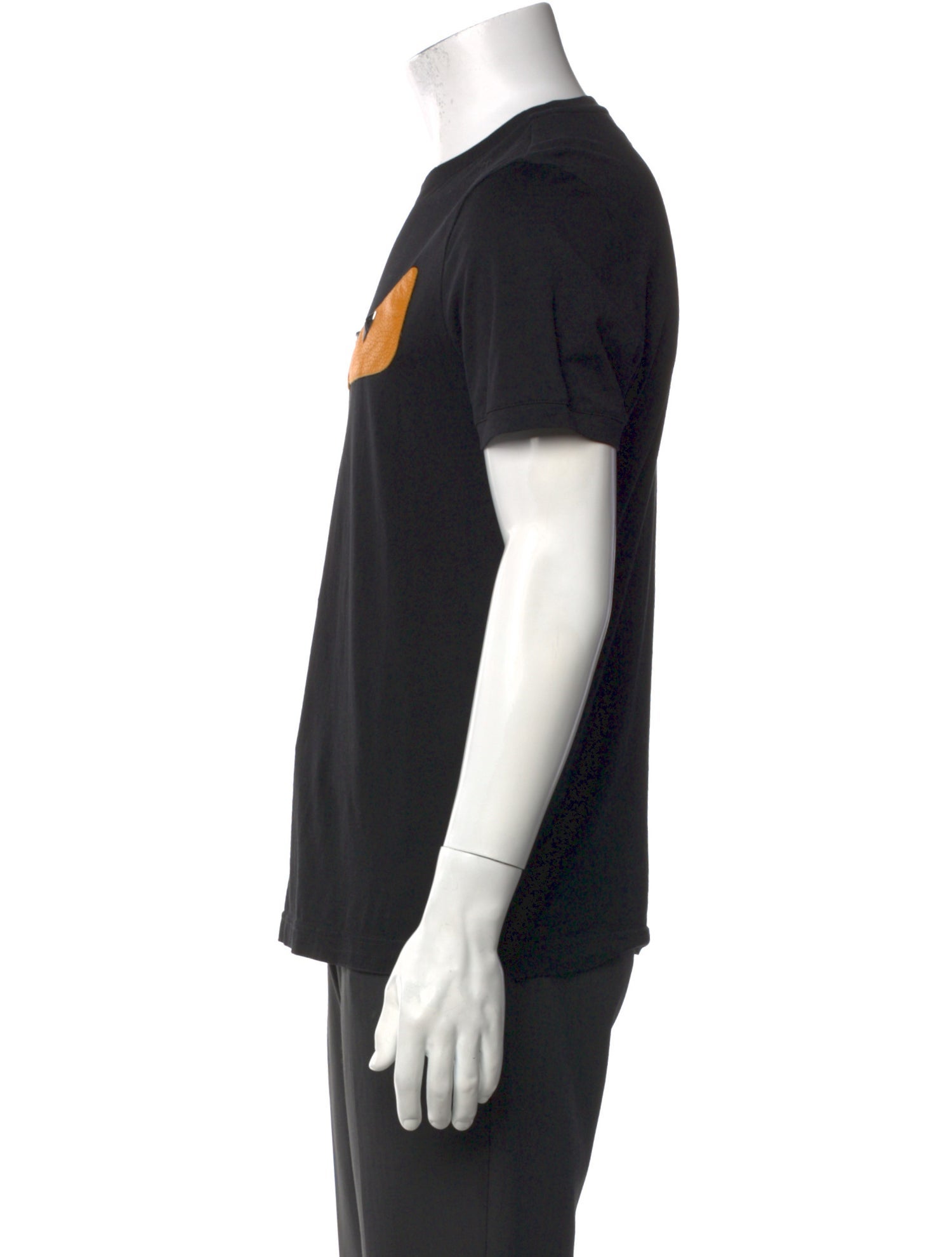 Fendi Monsters Motif Crew Neck T-Shirt