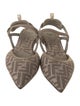 Fendi Printed Slingback Flats