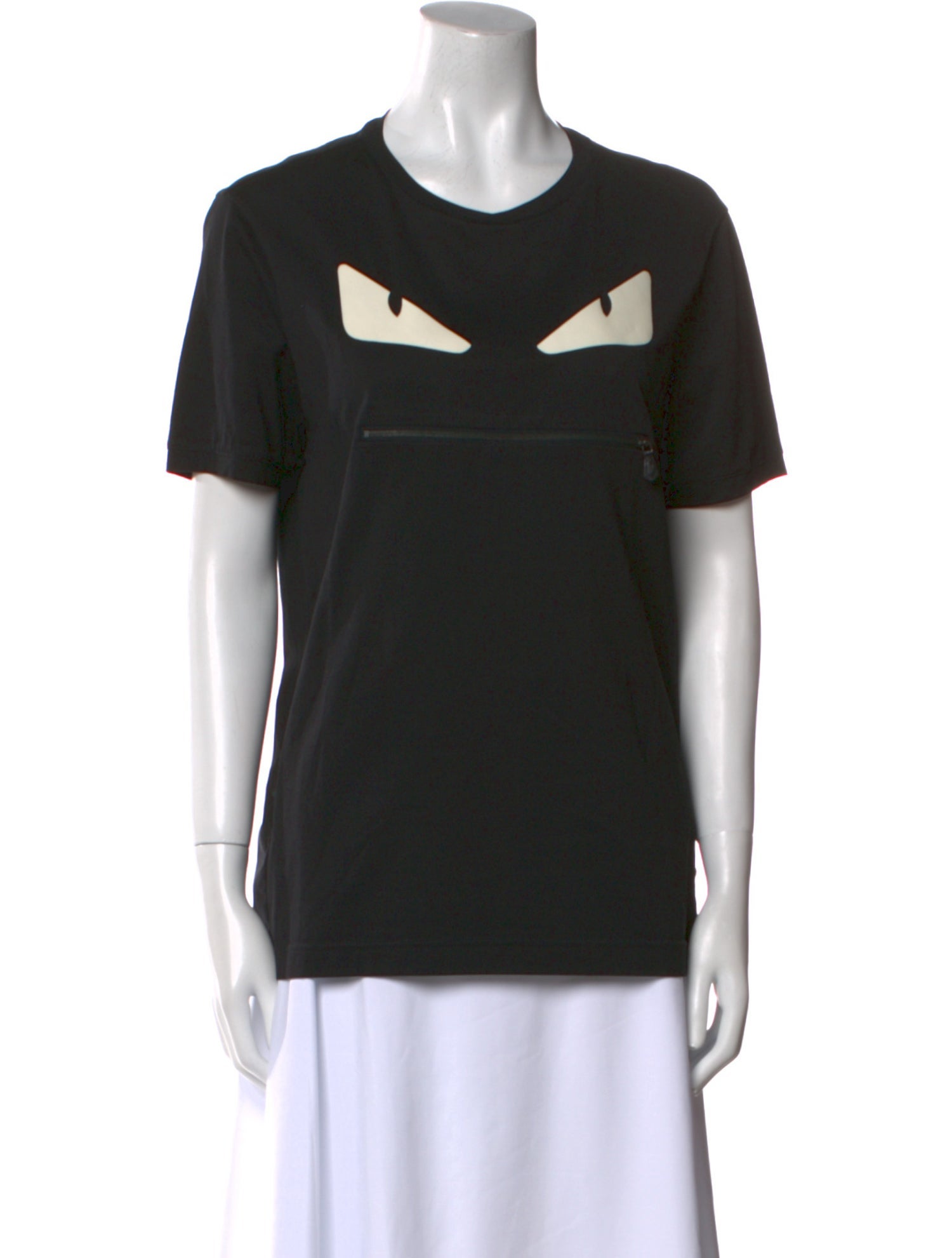 Fendi Graphic Print Crew Neck T-Shirt