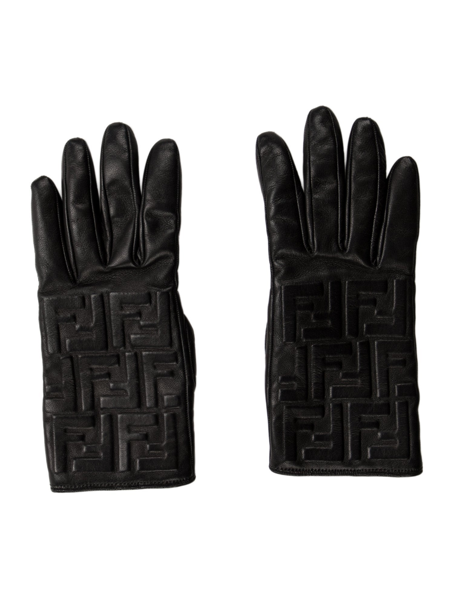 Fendi Leather Gloves
