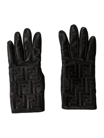Fendi Leather Gloves