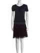 Fendi Scoop Neck Mini Dress