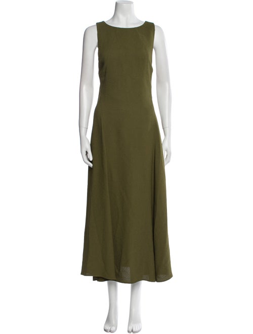 Fendi Scoop Neck Long Dress