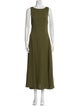 Fendi Scoop Neck Long Dress