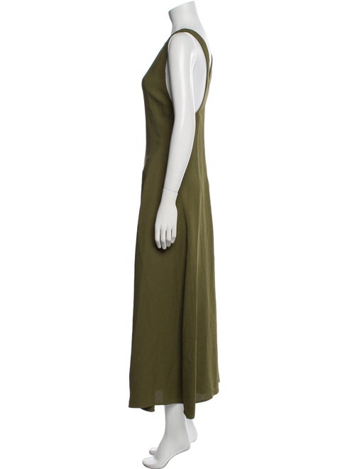 Fendi Scoop Neck Long Dress