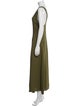 Fendi Scoop Neck Long Dress
