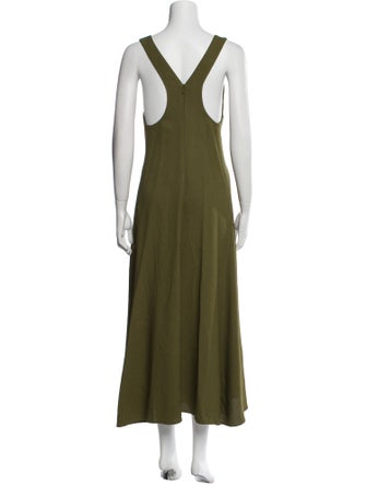 Fendi Scoop Neck Long Dress