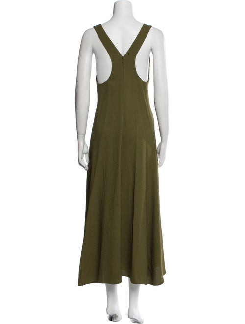 Fendi Scoop Neck Long Dress