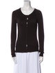 Fendi Wool Scoop Neck Sweater