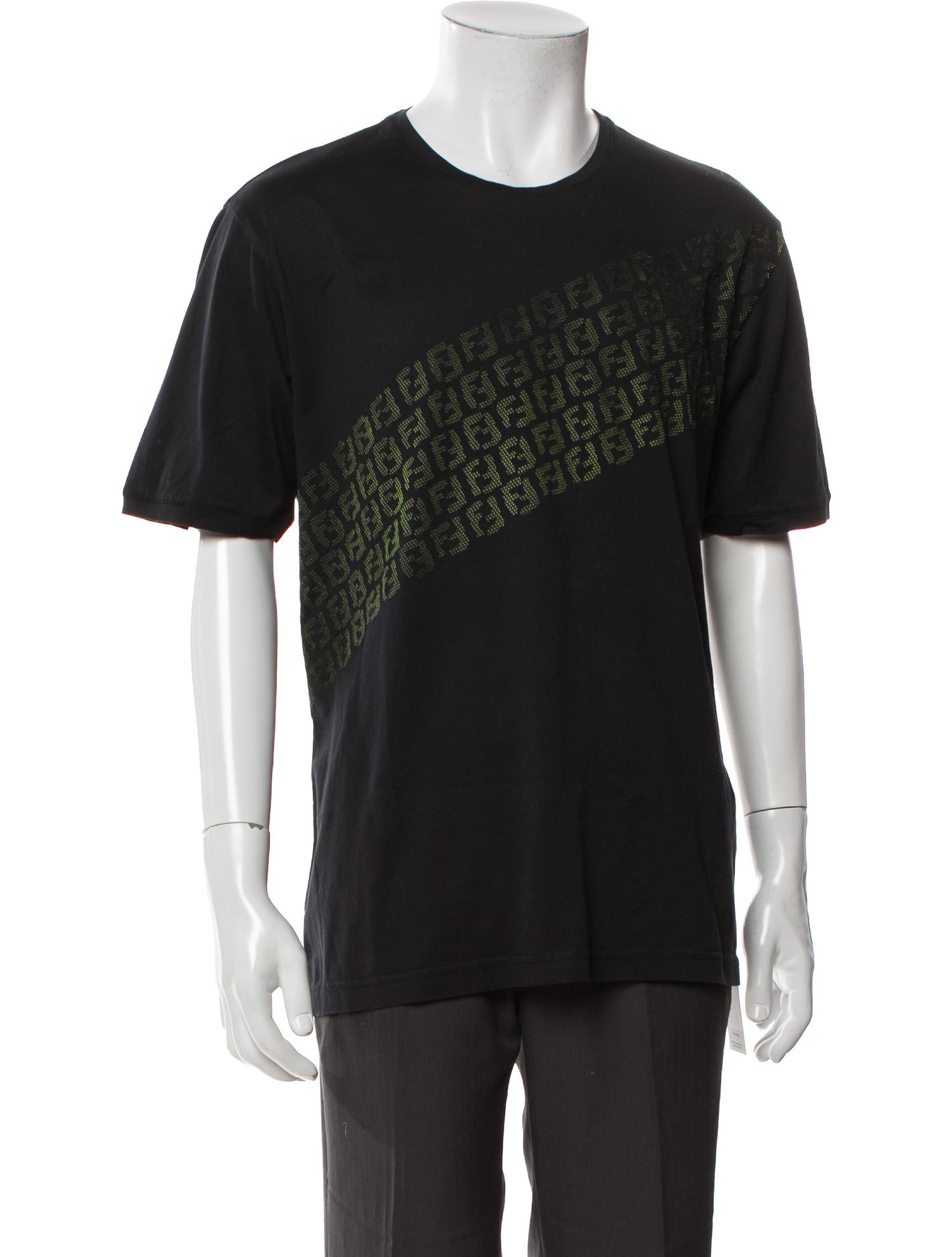 Fendi Graphic Print Crew Neck T-Shirt