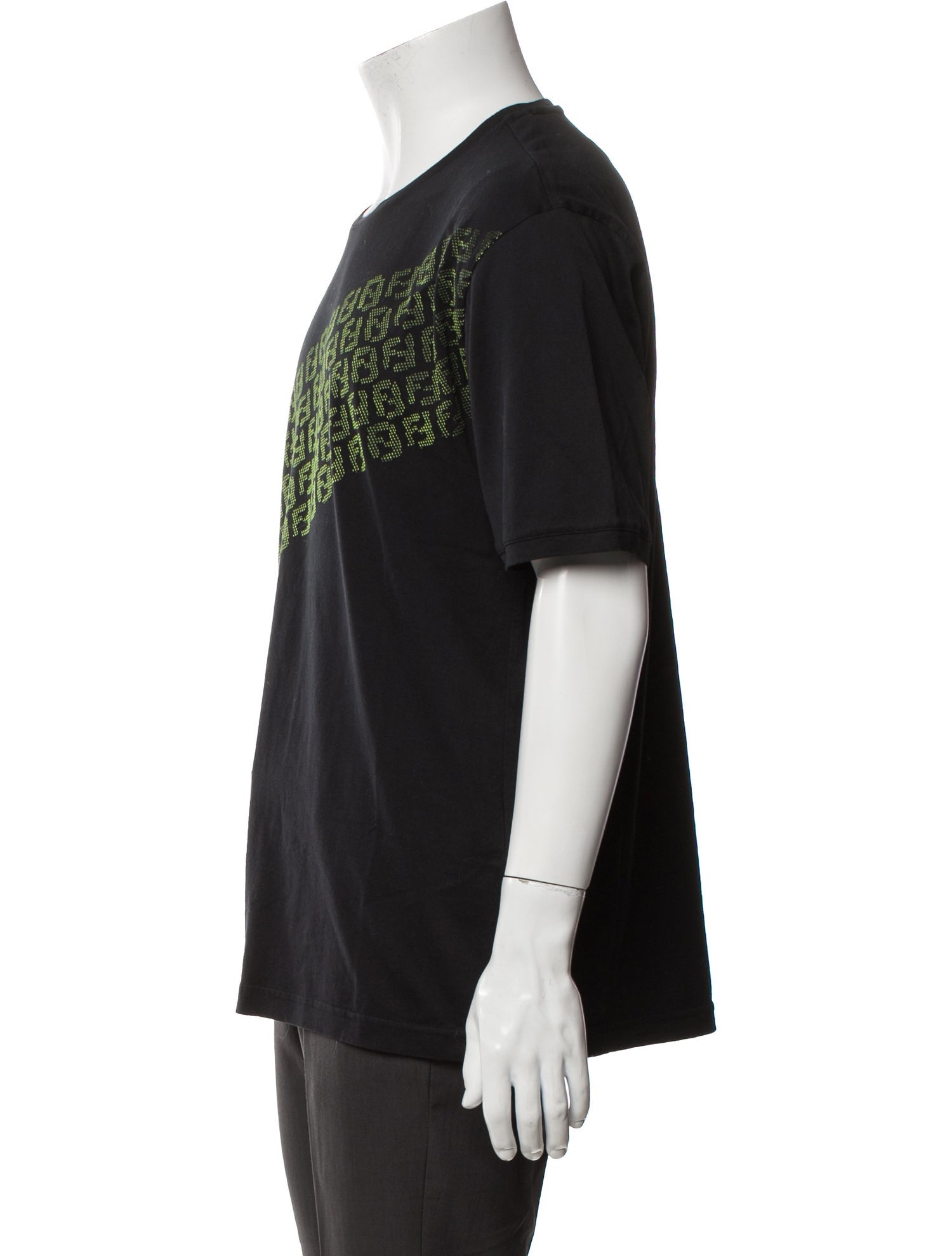 Fendi Graphic Print Crew Neck T-Shirt