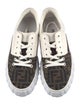 Fendi Zucca FF Logo Leather Sneakers