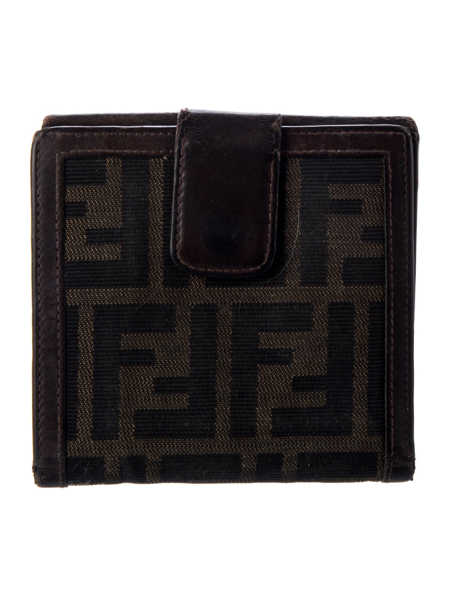 Fendi Vintage Zucca FF Logo Wallet