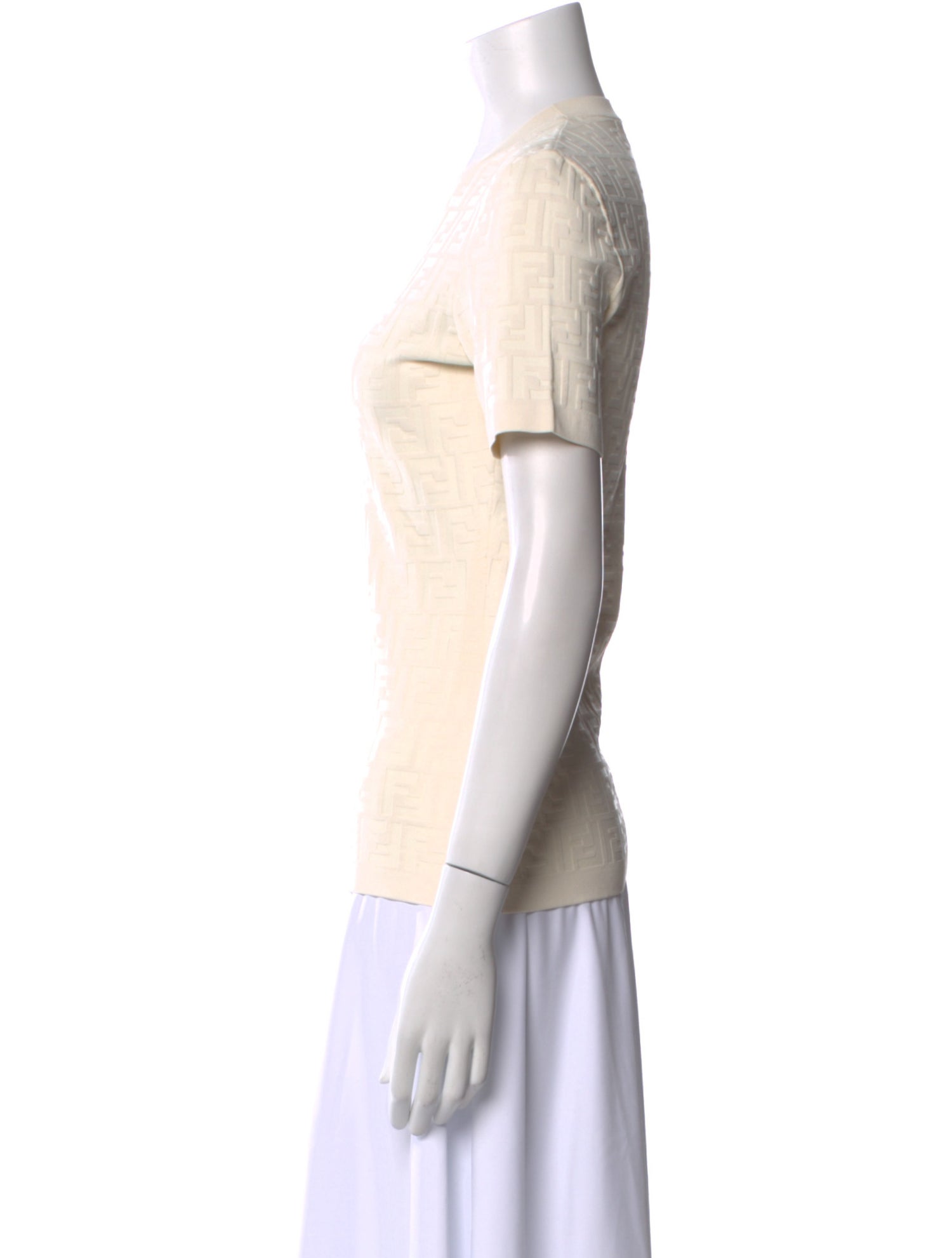 Fendi Crew Neck Short Sleeve T-Shirt