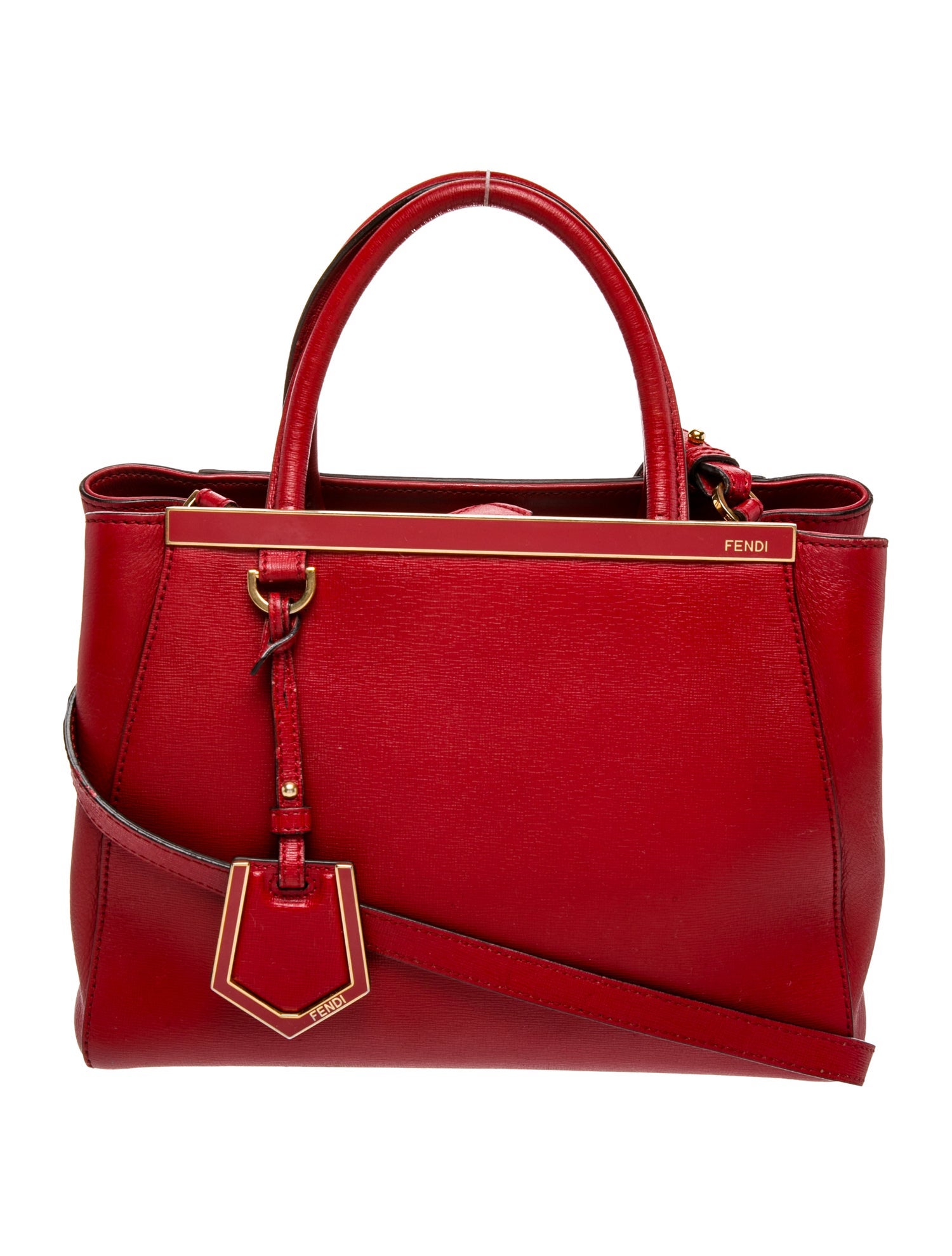 Fendi Saffiano Leather 2Jours Petite