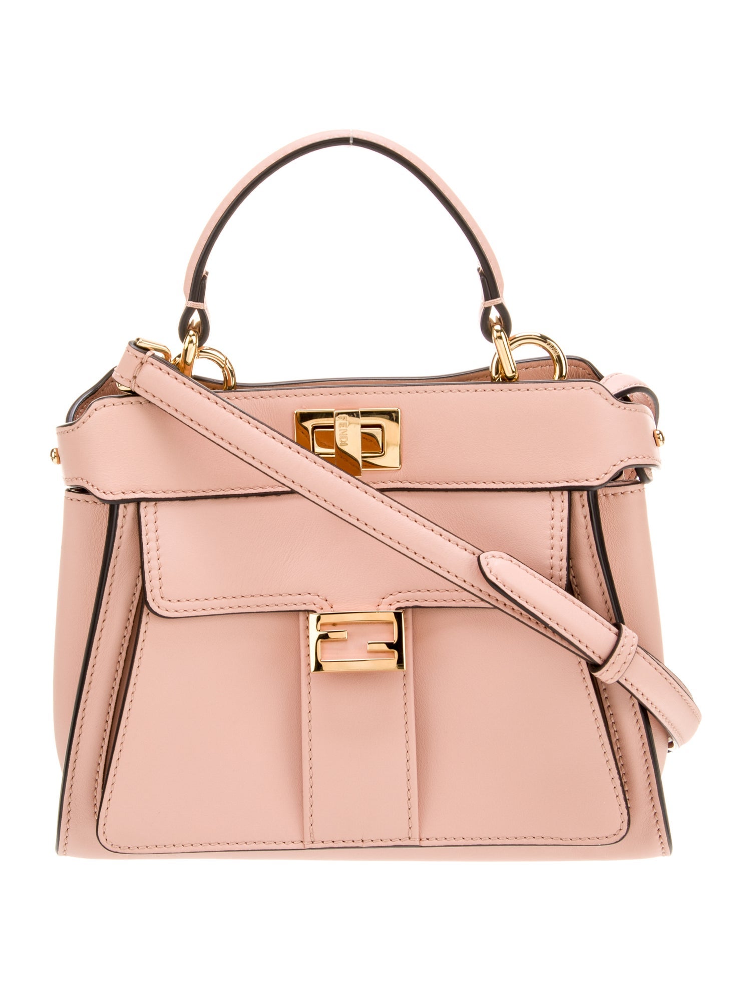 Fendi Leather Peekaboo Mini 2022