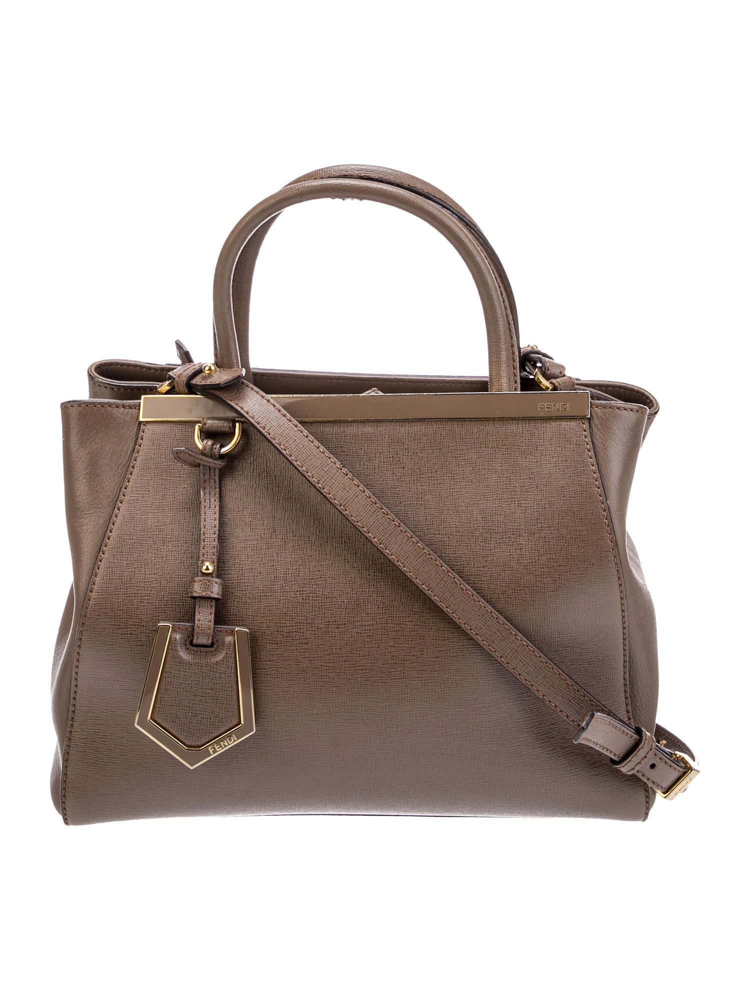 Fendi Leather Top Handle Bag