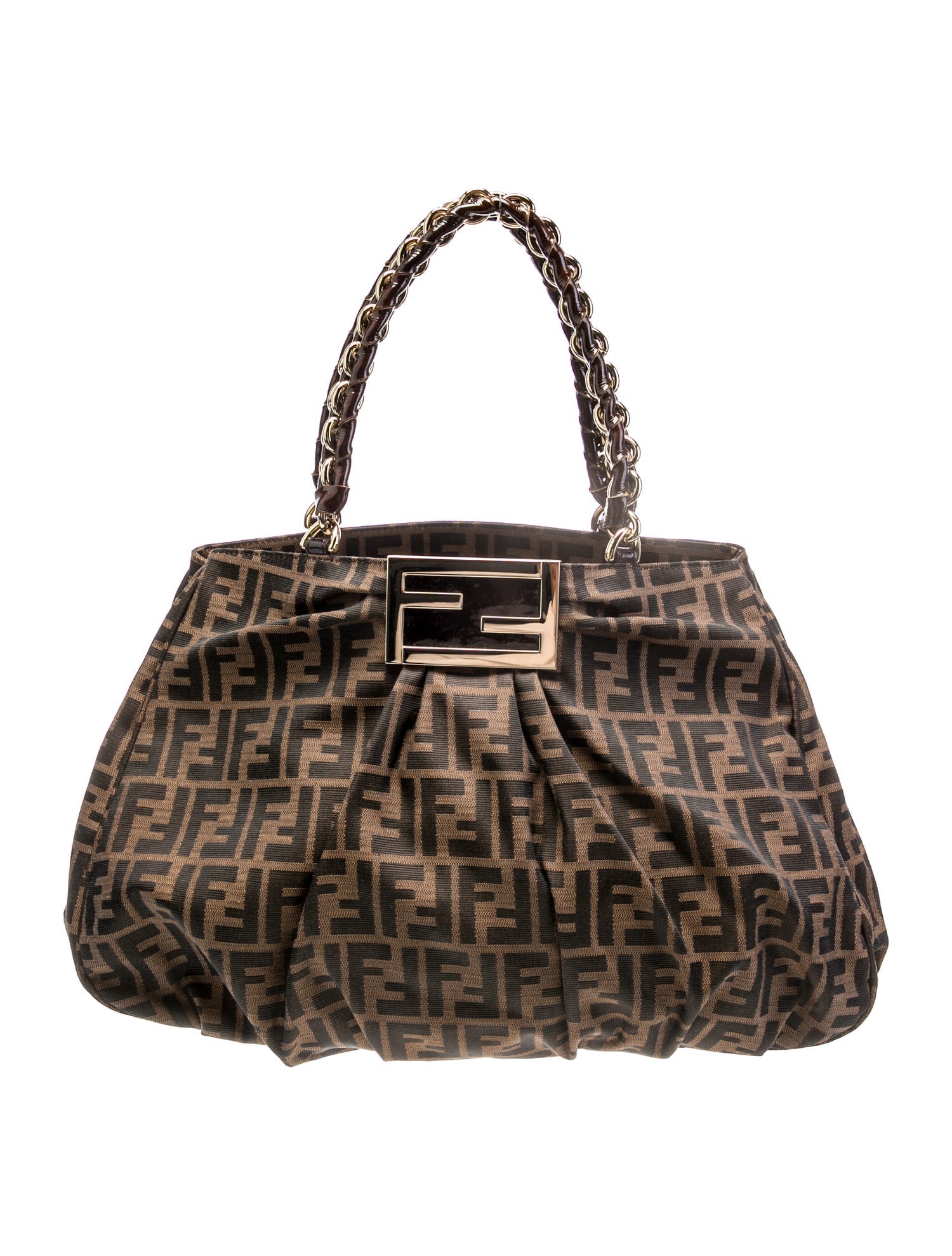 Fendi Zucca FF Evening Bag Large