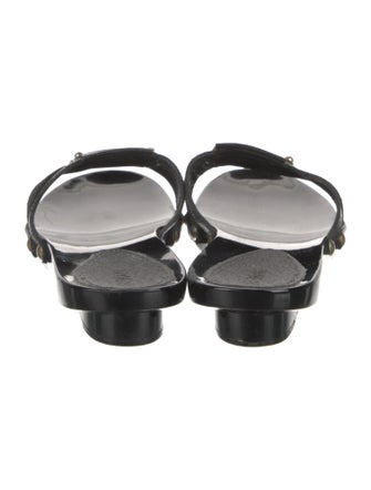 Fendi Zucca FF Logo Patterned Slides