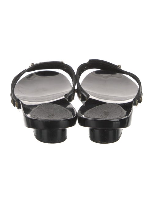 Fendi Zucca FF Logo Patterned Slides