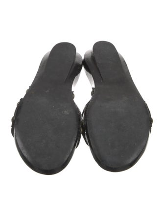 Fendi Zucca FF Logo Patterned Slides