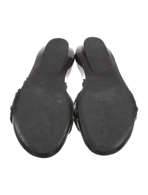 Fendi Zucca FF Logo Patterned Slides