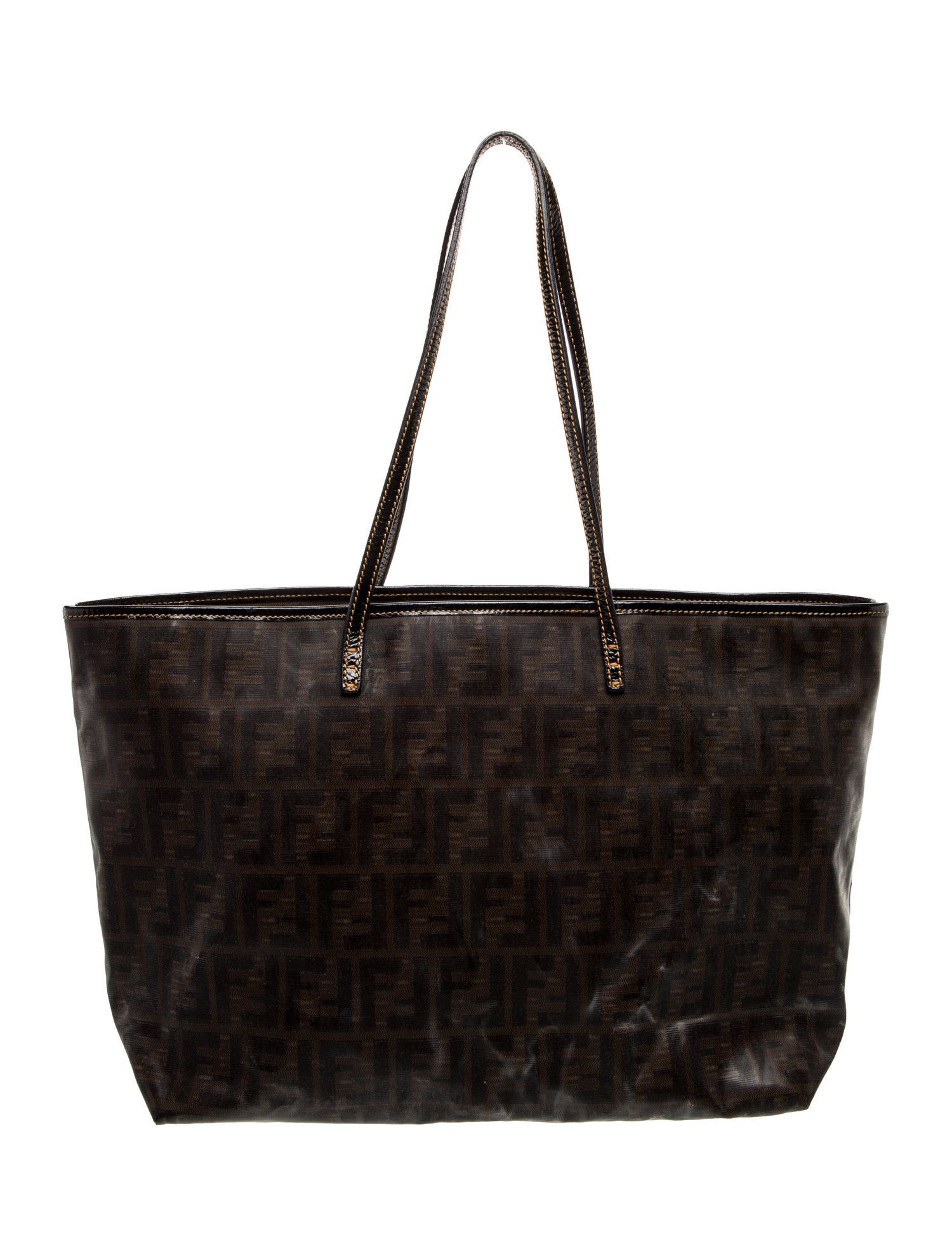 Fendi Zucca FF Roll Tote Medium