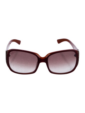 Fendi Zucca FF Logo Square Sunglasses