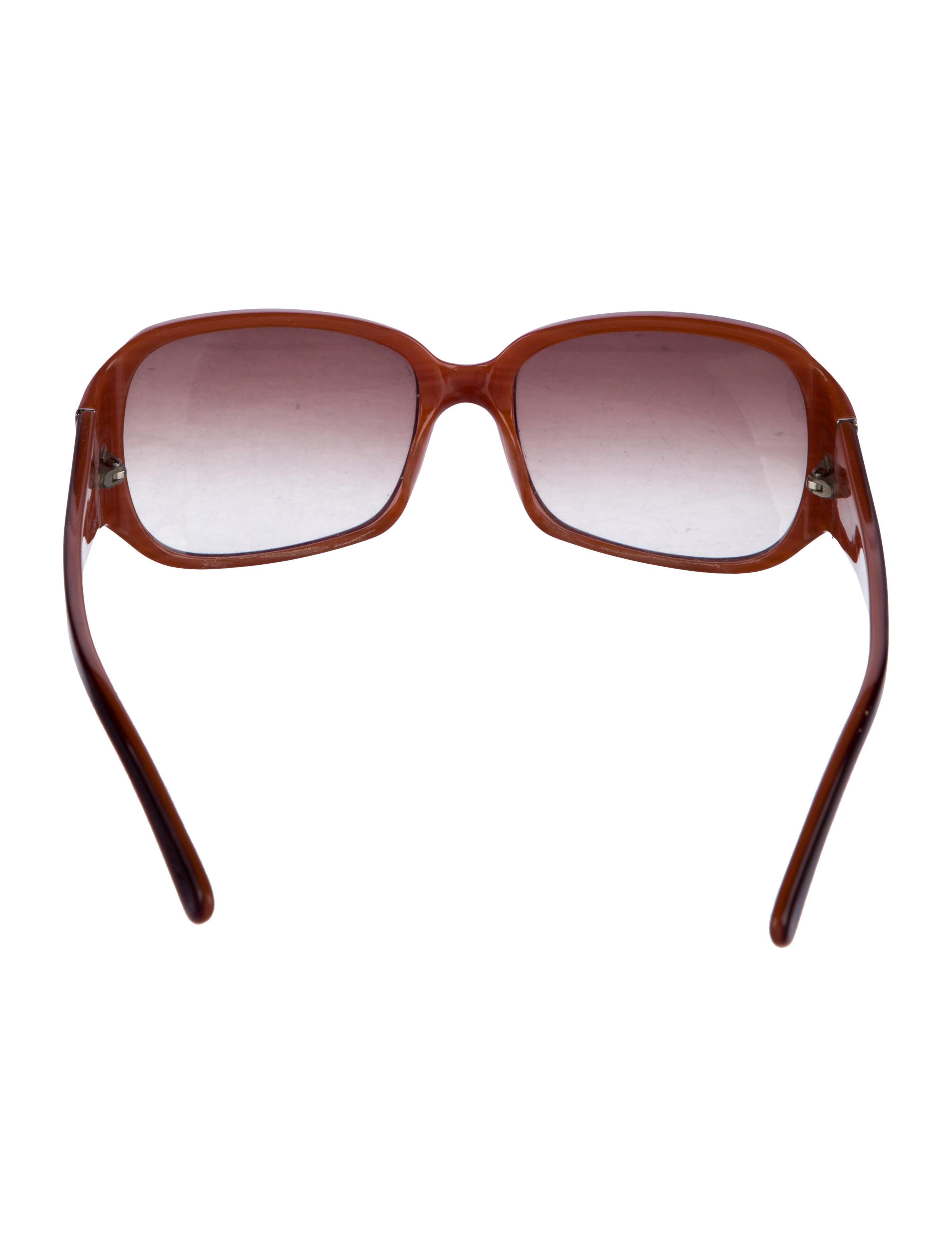 Fendi Zucca FF Logo Square Sunglasses