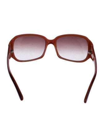Fendi Zucca FF Logo Square Sunglasses