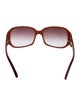 Fendi Zucca FF Logo Square Sunglasses