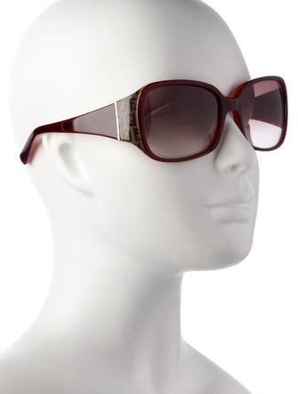 Fendi Zucca FF Logo Square Sunglasses